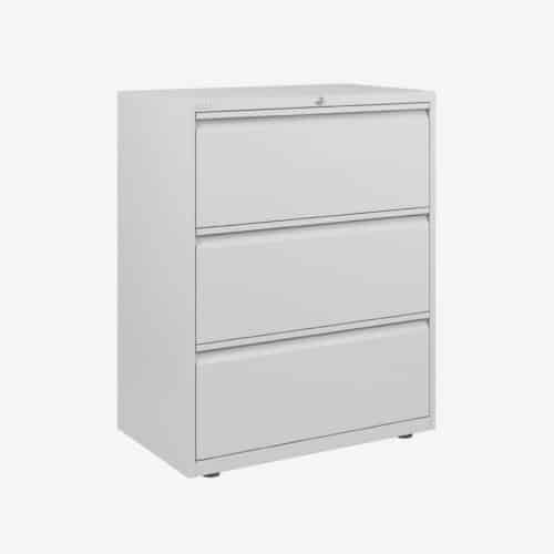 Bisley Essentials Lateral Filing Cabinet - 3 Drawer - 1000H x 800W
