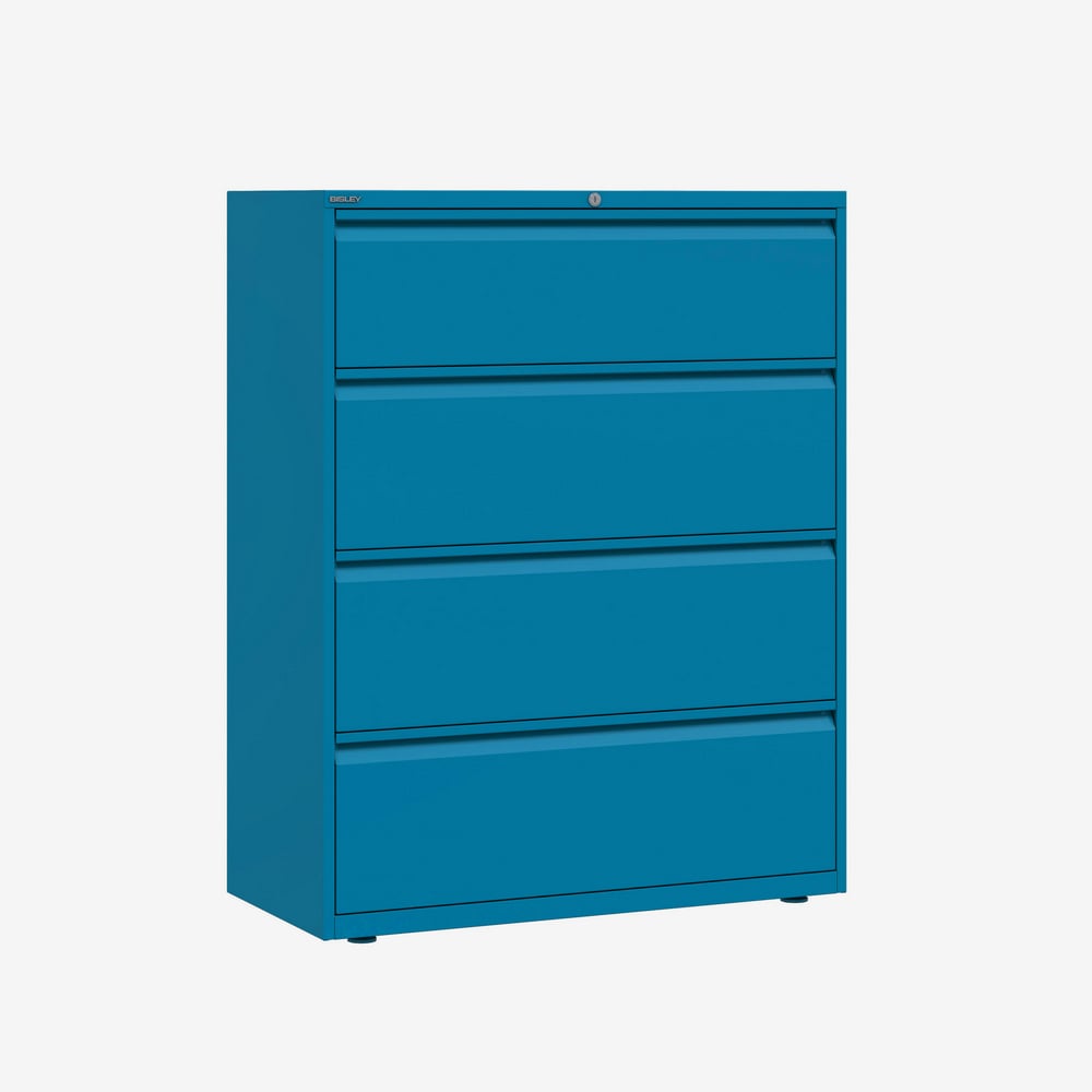 Bisley Essentials Lateral Filing Cabinet - 4 Drawer - 1270H X 1000W 3 Bisley essentials lateral filing cabinet - 4 drawer - 1270h x 1000w - image 3