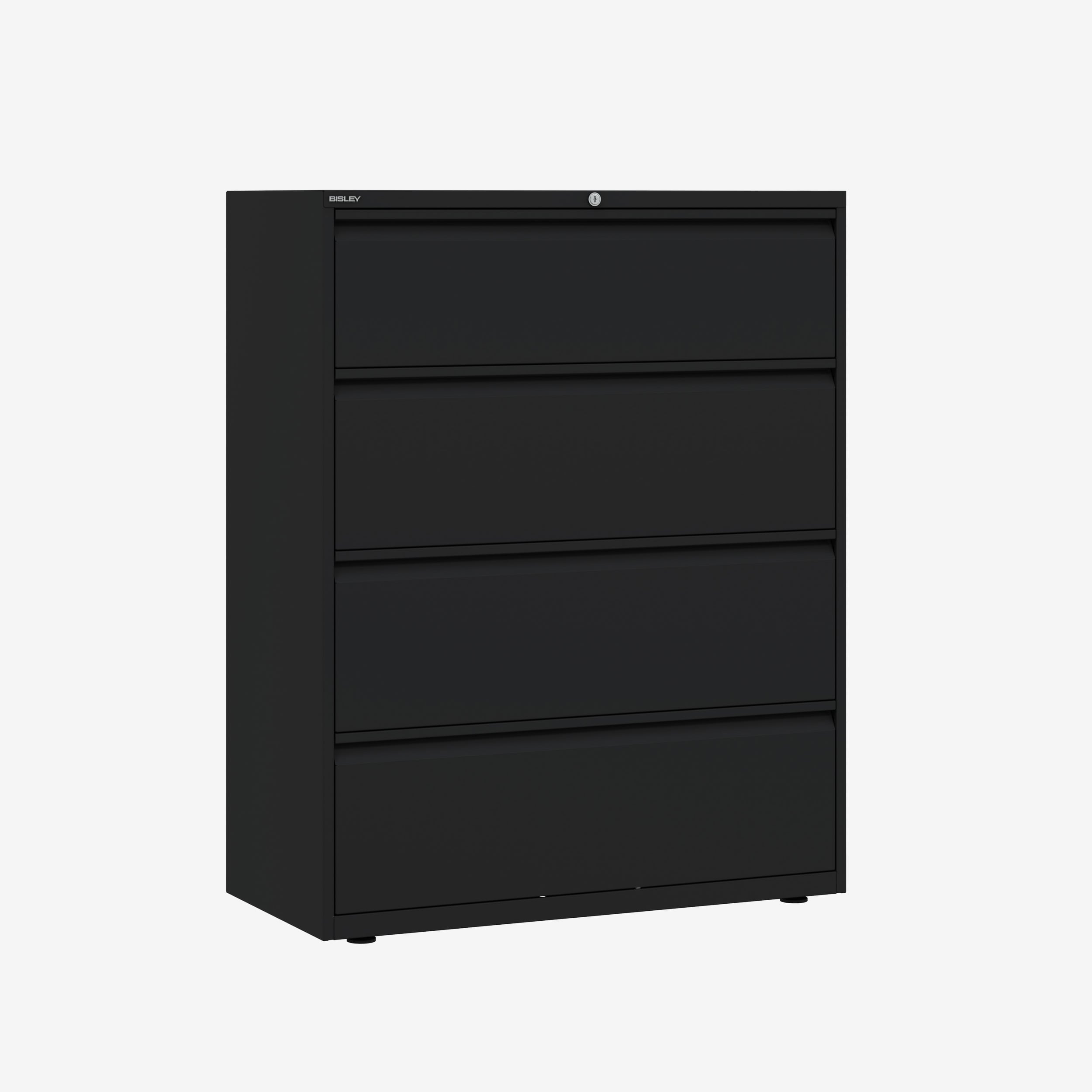 Bisley Essentials Lateral Filing Cabinet - 4 Drawer - 1270H X 1000W 10 Bisley essentials lateral filing cabinet - 4 drawer - 1270h x 1000w - image 10