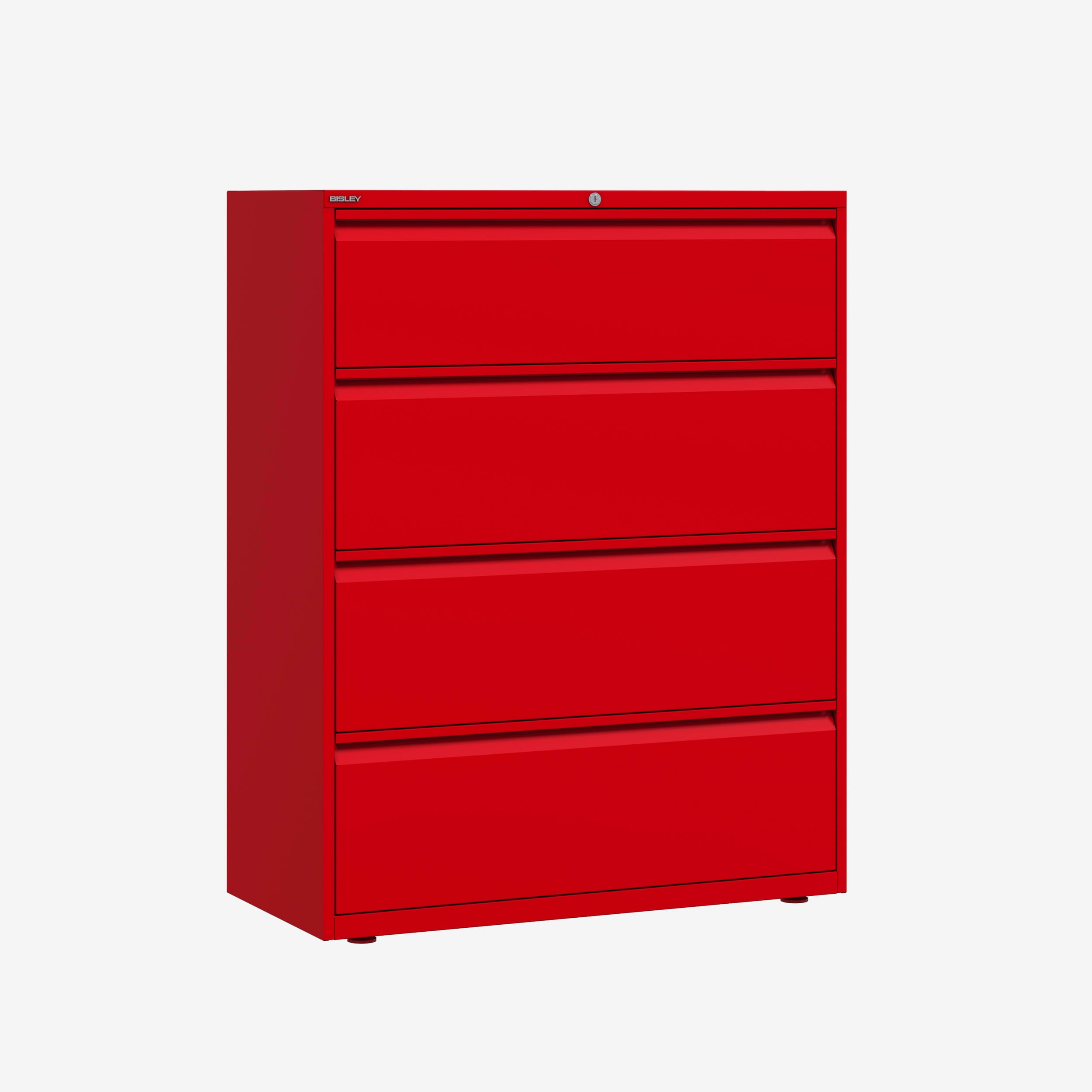 Bisley Essentials Lateral Filing Cabinet - 4 Drawer - 1270H X 1000W 7 Bisley essentials lateral filing cabinet - 4 drawer - 1270h x 1000w - image 7