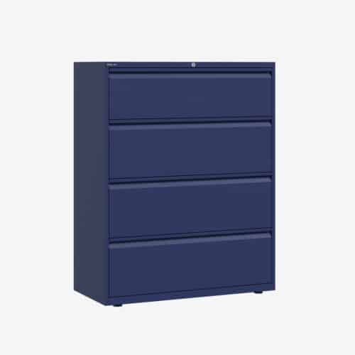 Bisley Essentials Lateral Filing Cabinet - 4 Drawer - 1270H x 1000W