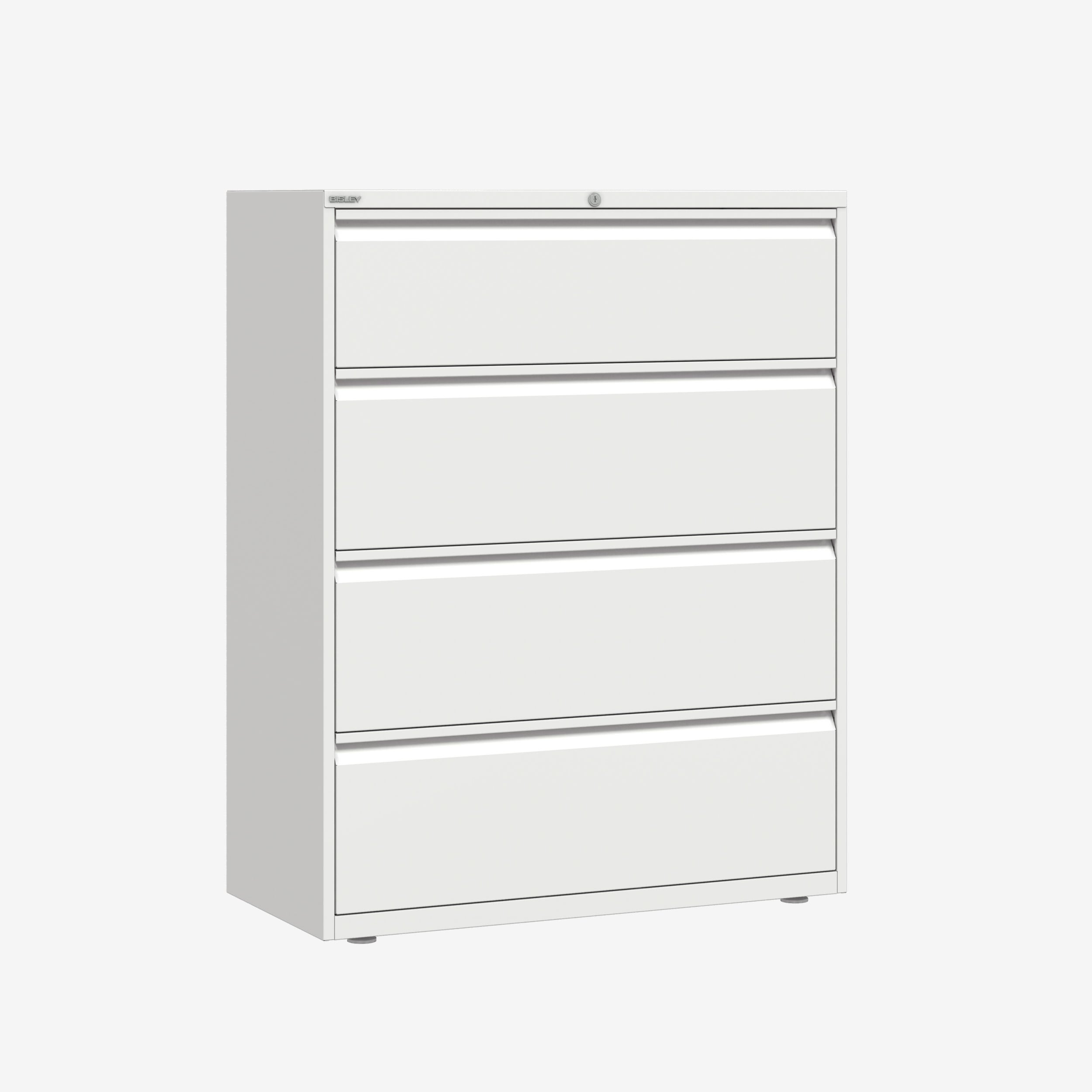 Bisley Essentials Lateral Filing Cabinet - 4 Drawer - 1270H X 1000W 6 Bisley essentials lateral filing cabinet - 4 drawer - 1270h x 1000w - image 6