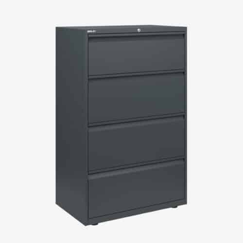 Bisley Essentials Lateral Filing Cabinet - 4 Drawer - 1270H x 800W