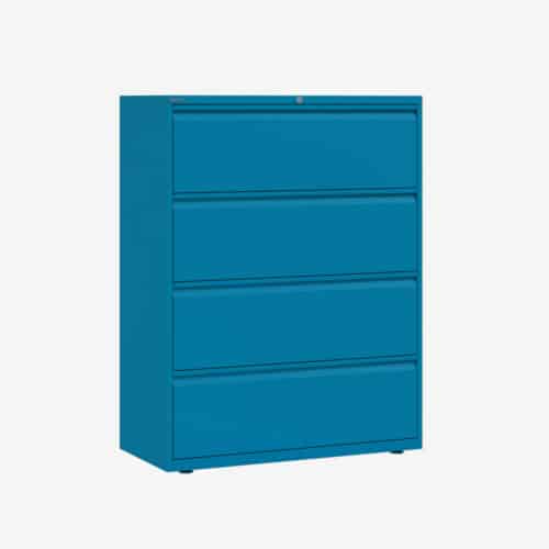 Bisley Essentials Lateral Filing Cabinet - 4 Drawer - 1300H x 1000W