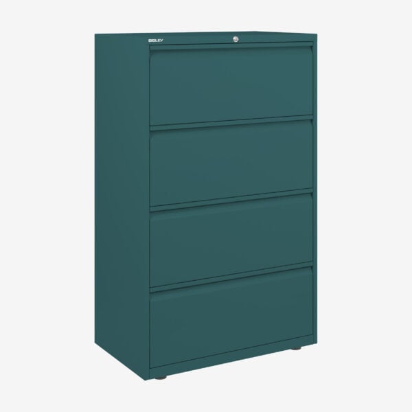 Bisley essentials lateral filing cabinet - 4 drawer - 1300h x 800w