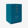 Bisley f series filer 4 drawer combination suspension filing cabinet azure &bull; hse store