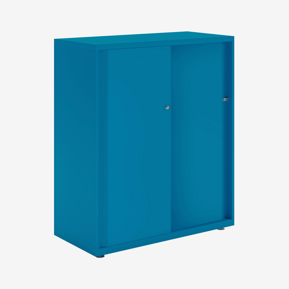 Bisley Glide - Sliding Door Cabinet - 1149H X 1000W 3 Bisley glide - sliding door cabinet - 1149h x 1000w - image 3