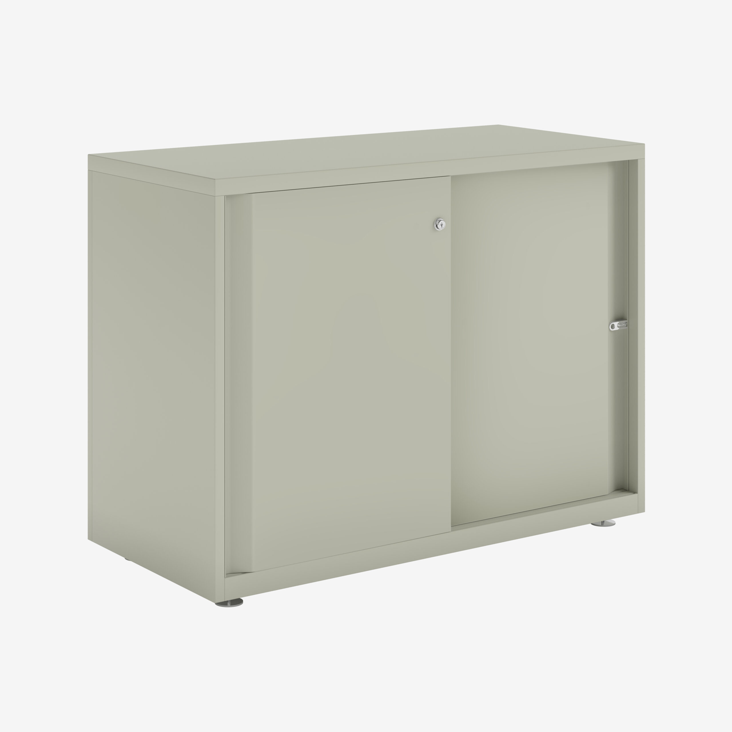 Bisley Glide - Sliding Door Cabinet - 743H X 1000W 1 Bisley glide - sliding door cabinet - 743h x 1000w