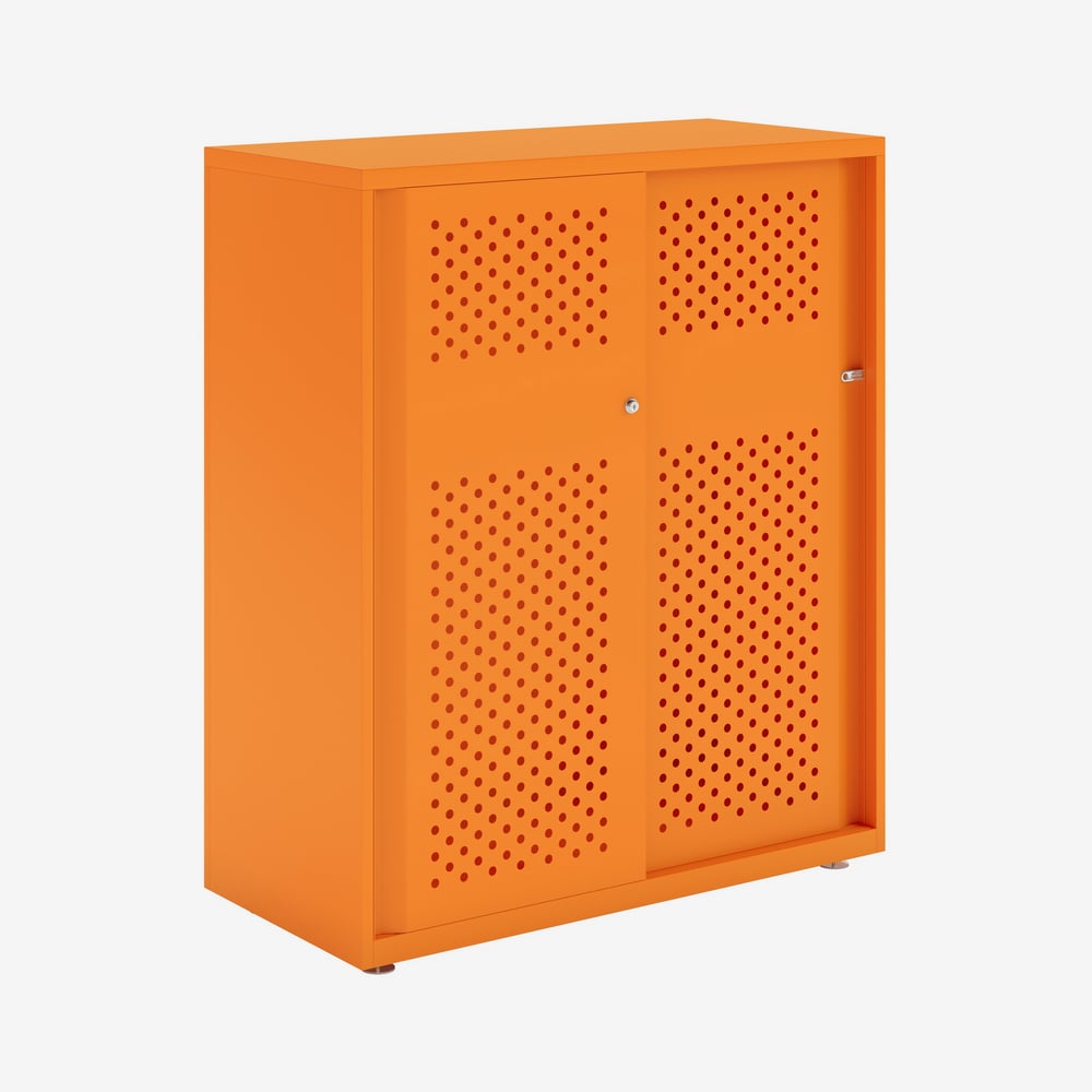 Bisley Glide - Sliding Perforated Door Cabinet - 1149H X 1000W 10 Bisley glide - sliding perforated door cabinet - 1149h x 1000w - image 10