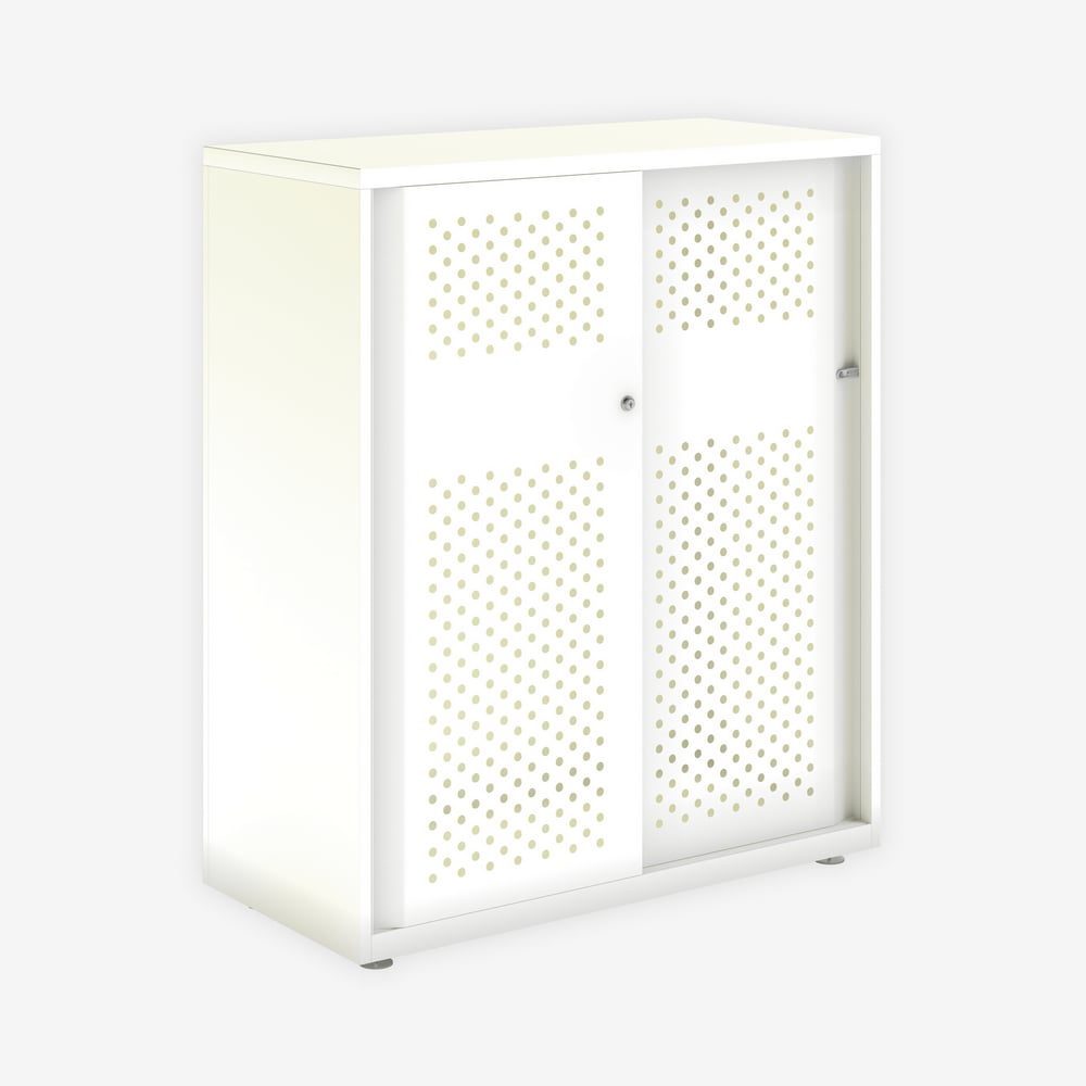 Bisley Glide - Sliding Perforated Door Cabinet - 1149H X 1000W 7 Bisley glide - sliding perforated door cabinet - 1149h x 1000w - image 7