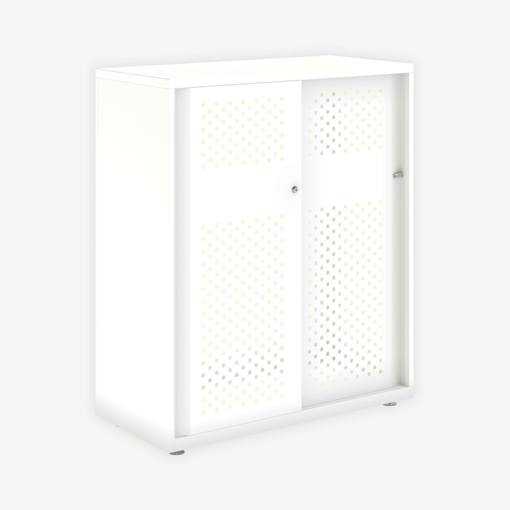 Bisley Glide - Sliding Perforated Door Cabinet - 1149H X 1000W 5 Bisley glide - sliding perforated door cabinet - 1149h x 1000w - image 5