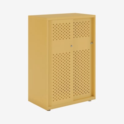 Bisley glide - sliding perforated door cabinet - 1149h x 800w