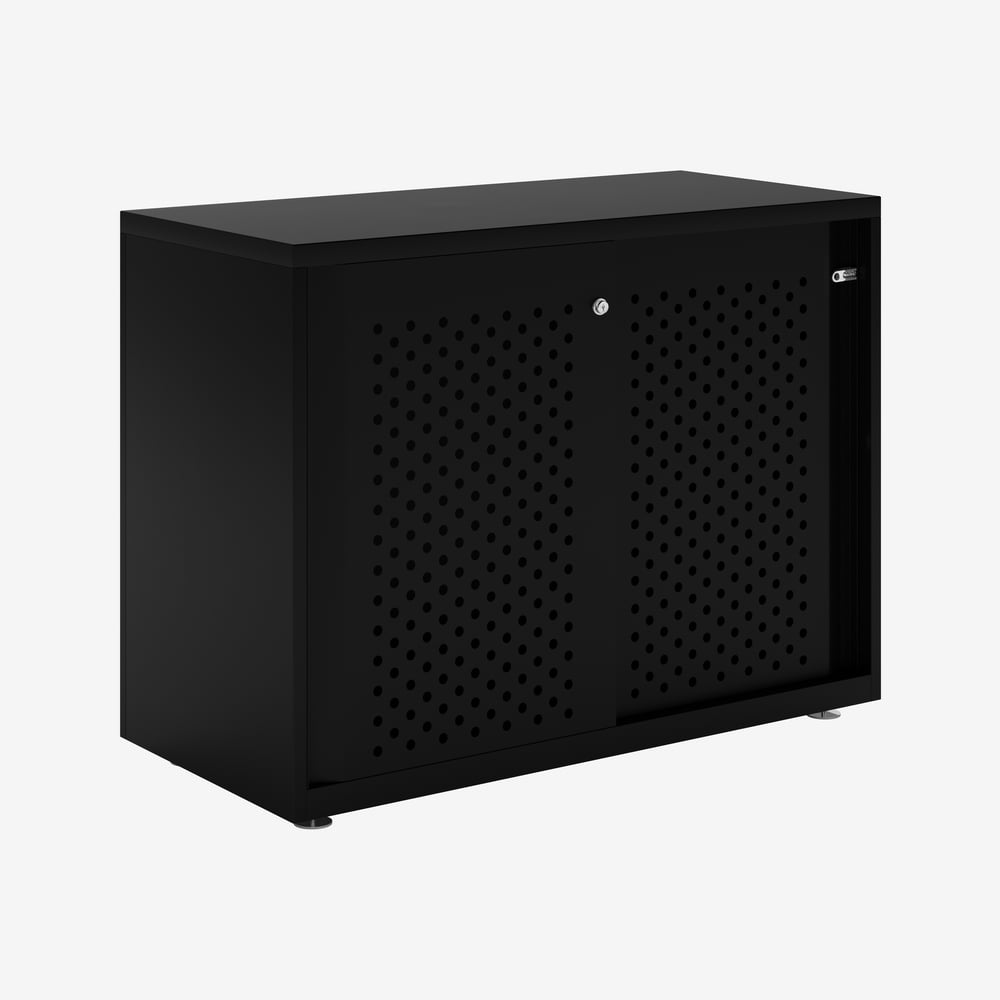 Bisley Glide - Sliding Perforated Door Cabinet - 743H X 1000W 14 Bisley glide - sliding perforated door cabinet - 743h x 1000w - image 14