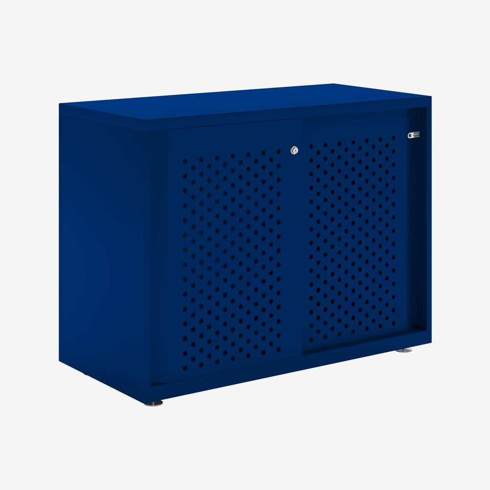 Bisley Glide - Sliding Perforated Door Cabinet - 743H X 1000W 12 Bisley glide - sliding perforated door cabinet - 743h x 1000w - image 12