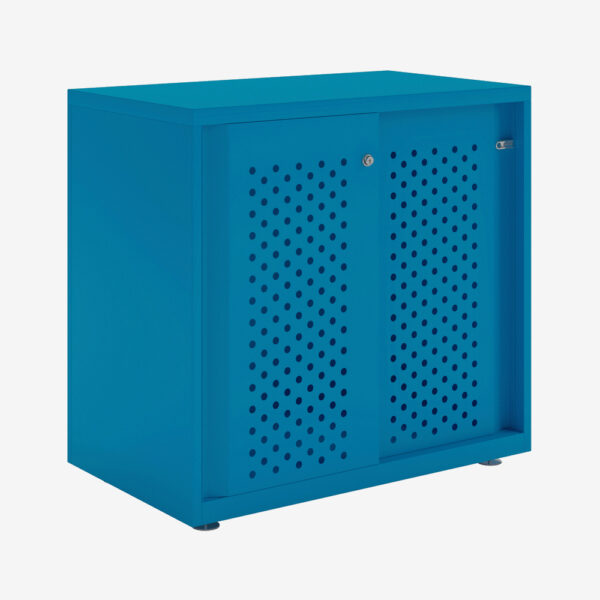 Bisley Glide - Sliding Perforated Door Cabinet - 743H x 800W