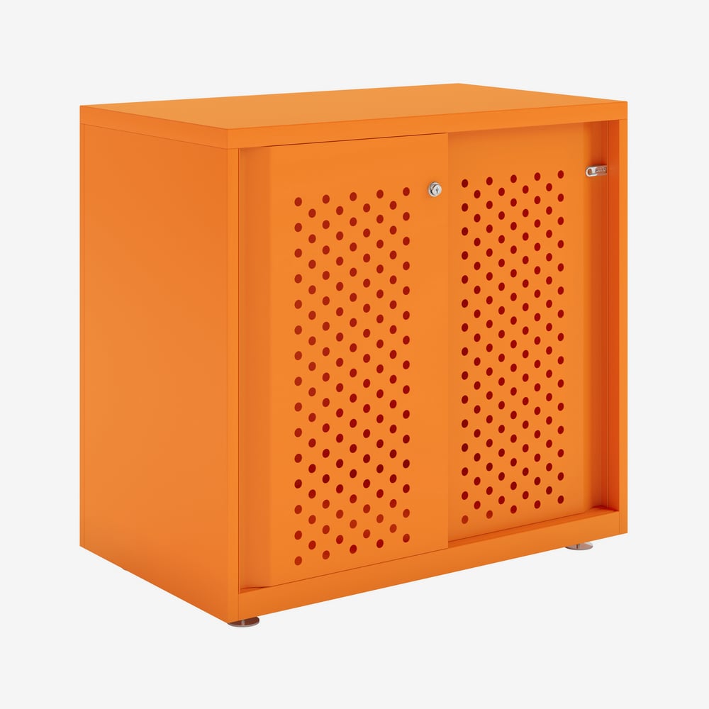 Bisley Glide - Sliding Perforated Door Cabinet - 743H X 800W 8 Bisley glide - sliding perforated door cabinet - 743h x 800w - image 8