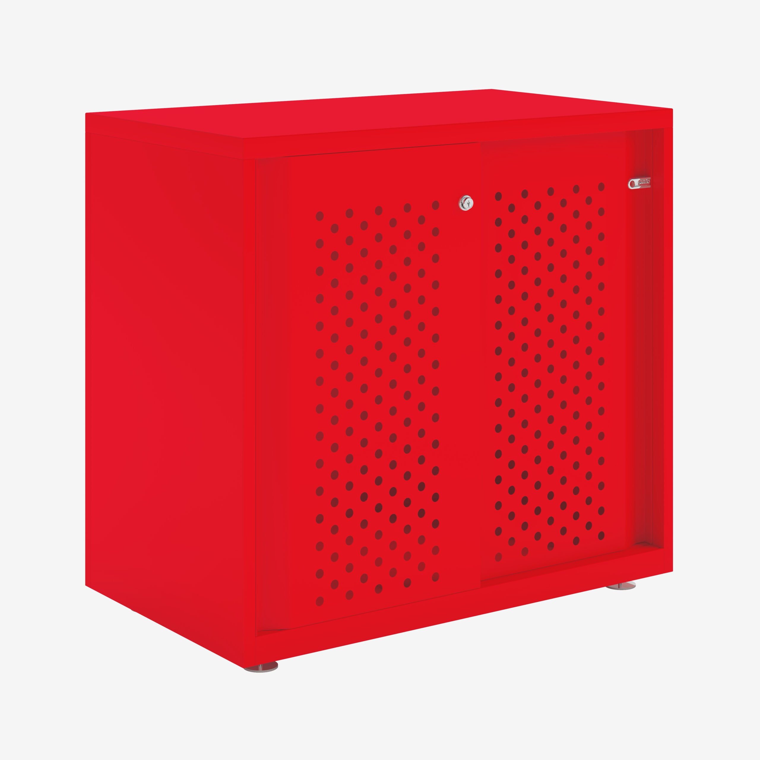 Bisley Glide - Sliding Perforated Door Cabinet - 743H X 800W 10 Bisley glide - sliding perforated door cabinet - 743h x 800w - image 10
