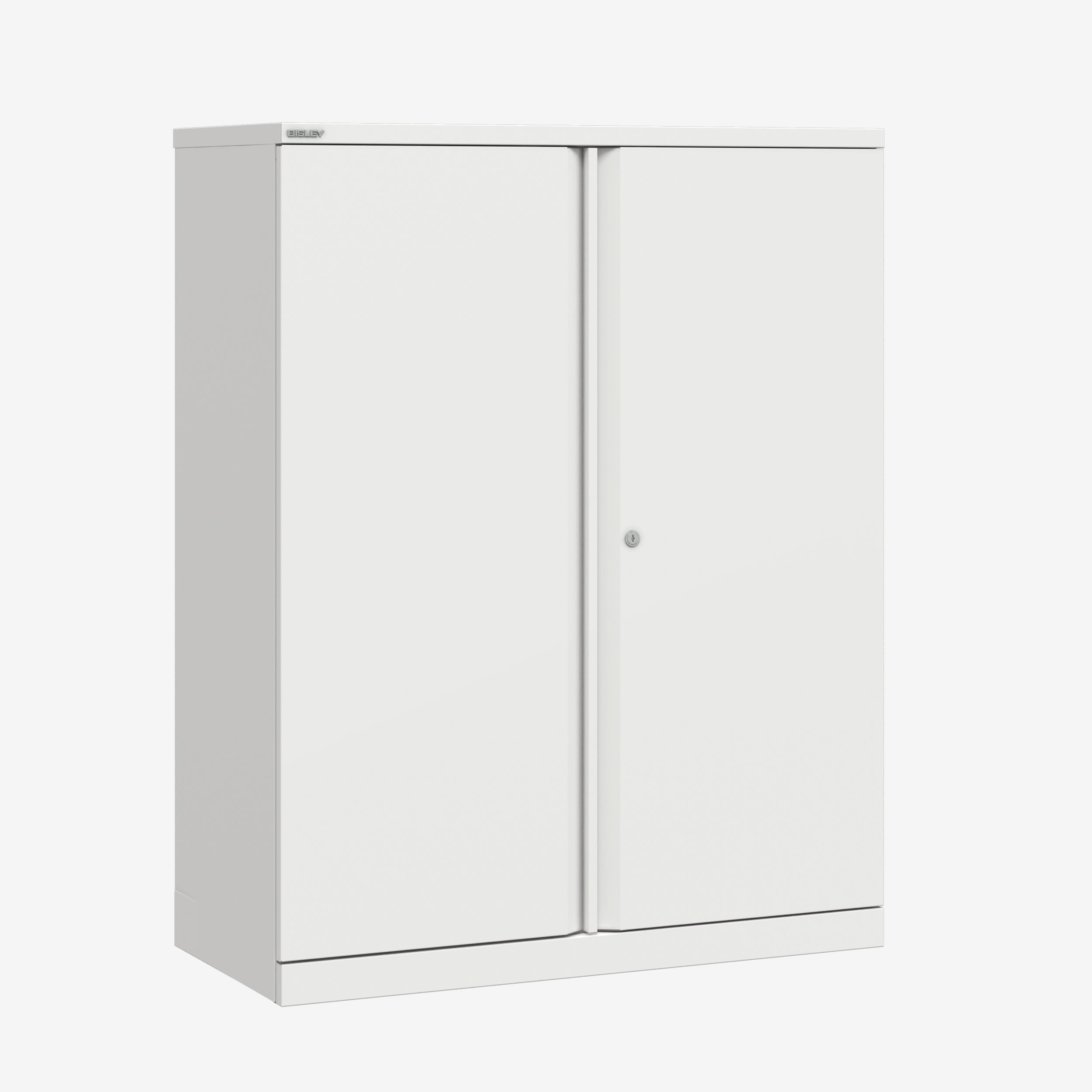 Bisley Office Cupboard - Essentials Range - 1270H X 1000W 1 Bisley office cupboard - essentials range - 1270h x 1000w