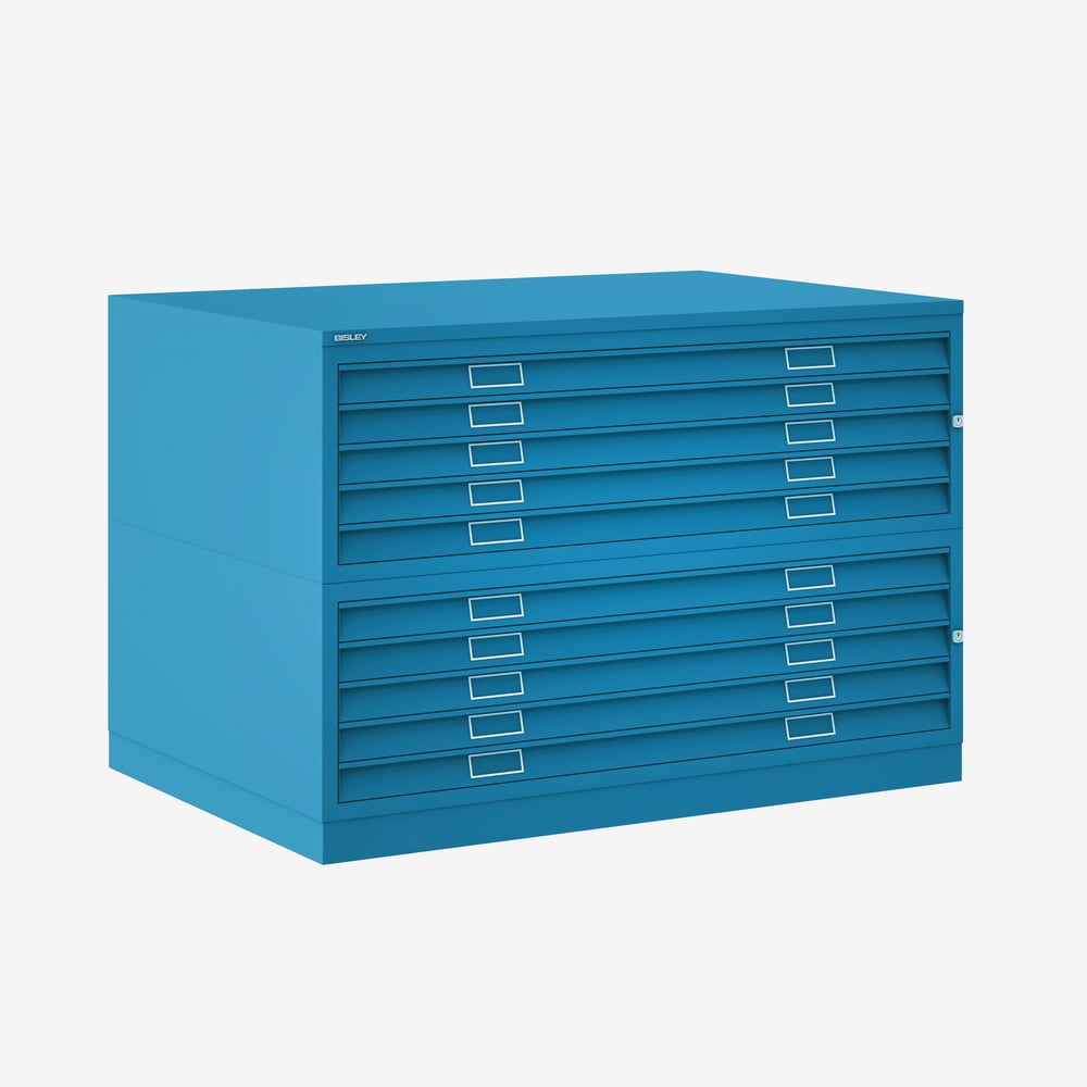 Bisley Plan File - 10 Drawer A0 Filing Cabinet 2 Bisley plan file - 10 drawer a0 filing cabinet - image 2