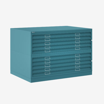 Bisley plan file - 10 drawer a0 filing cabinet