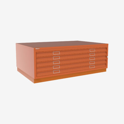 Bisley plan file - 5 drawer a0 filing cabinet
