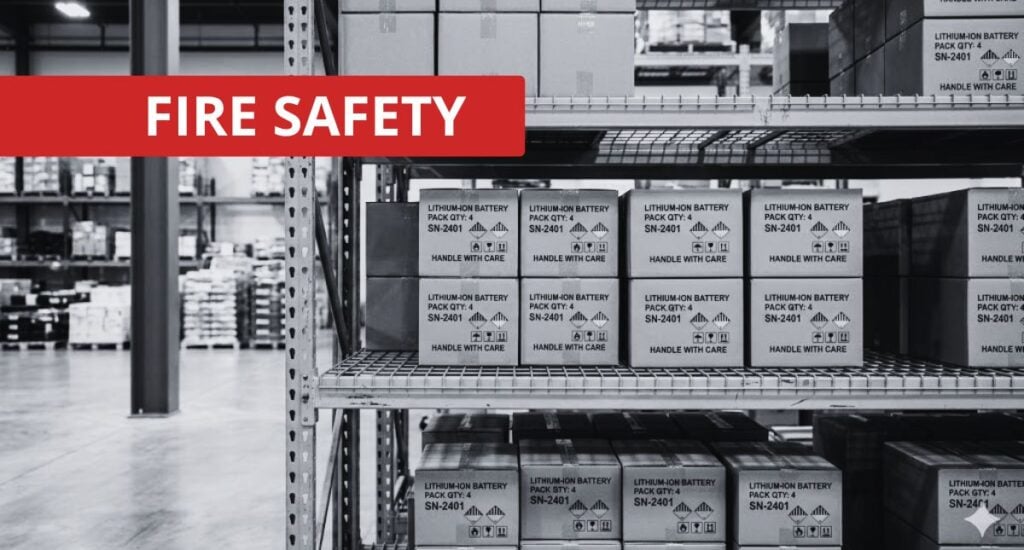 Fire safety lithium batteries