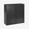 Bisley eurotambour roller shutter cupboard 1181h 1200w black &bull; hse store