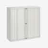 Bisley eurotambour roller shutter cupboard 1181h 1200w chalk &bull; hse store