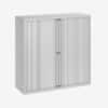 Bisley eurotambour roller shutter cupboard 1181h 1200w lightgrey &bull; hse store