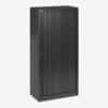 Bisley eurotambour roller shutter cupboard 1637h 800w black &bull; hse store