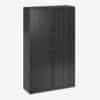 Bisley eurotambour roller shutter cupboard 1980h 1200w black &bull; hse store