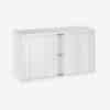 Bisley eurotambour roller shutter cupboard 695h 1200w trafficwhite &bull; hse store