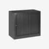Bisley eurotambour roller shutter cupboard 695h 800w black &bull; hse store