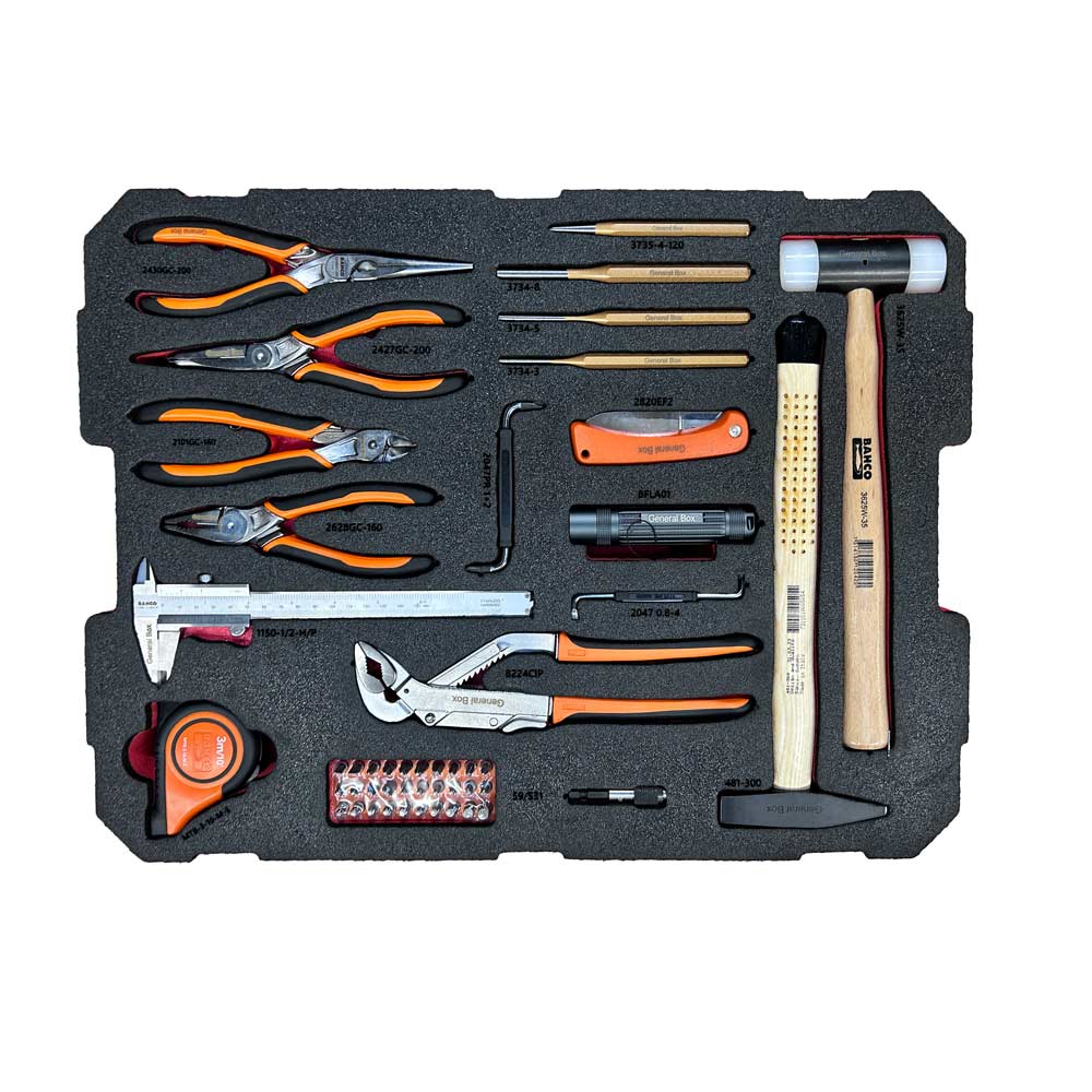 Rba3St - Mechanic Wheeled Tool Kit With Spare Foam - Metric Kit - Includes 149 Tools 3 Rba3st - mechanic wheeled tool kit with spare foam - metric kit - includes 149 tools - image 3