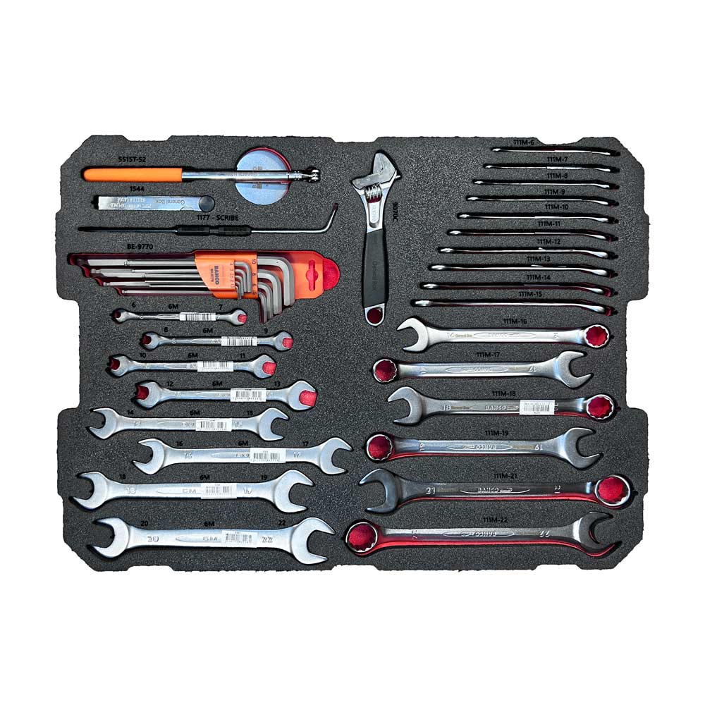 Rba3St - Mechanic Wheeled Tool Kit With Spare Foam - Metric Kit - Includes 149 Tools 5 Rba3st - mechanic wheeled tool kit with spare foam - metric kit - includes 149 tools - image 5