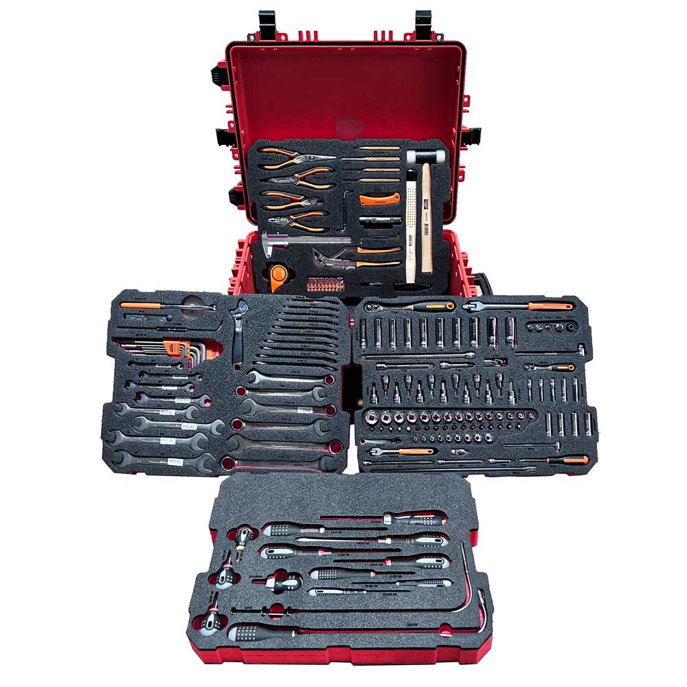 Rba3St - Mechanic Wheeled Tool Kit With Spare Foam - Metric Kit - Includes 149 Tools 6 Rba3st - mechanic wheeled tool kit with spare foam - metric kit - includes 149 tools - image 6
