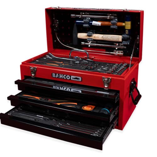 RBI9000TM - Aircraft Mechanic Metal Step Case - Imperial (SAE / Standard) Kit - Includes 129 Tools