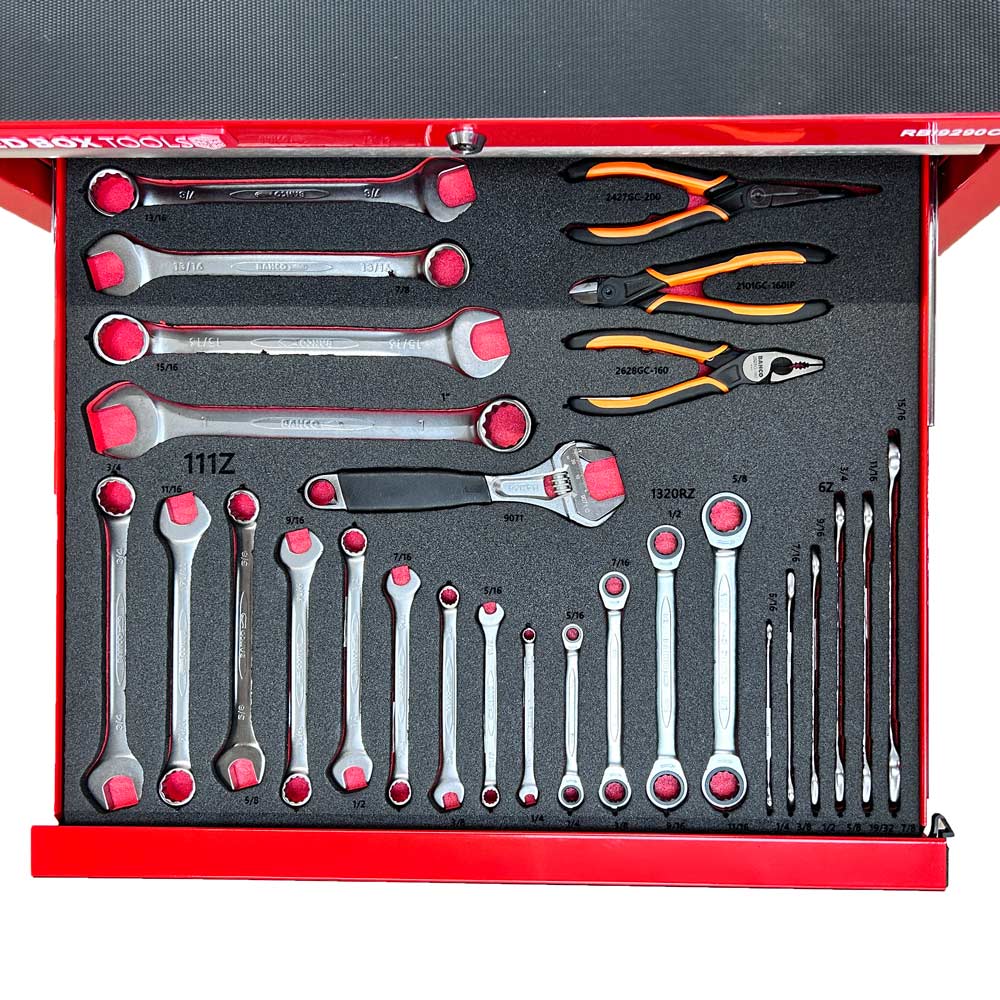 Rbi9290C - Aircraft Workshop Cabinet With Imperial (Sae / Standard) Tools 3 Rbi9290c - aircraft workshop cabinet with imperial (sae / standard) tools - image 3