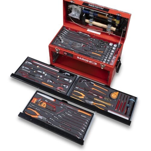 RBI9700TM - Aircraft Mechanic Metal Step Case - Imperial (SAE / Standard) Kit - Includes 149 Tools