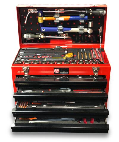 RBI9950TMIN - Engineers Kit with 174 Metric Tools and Insulated Screwdrivers. In a 4 Draw Step Stool Case
