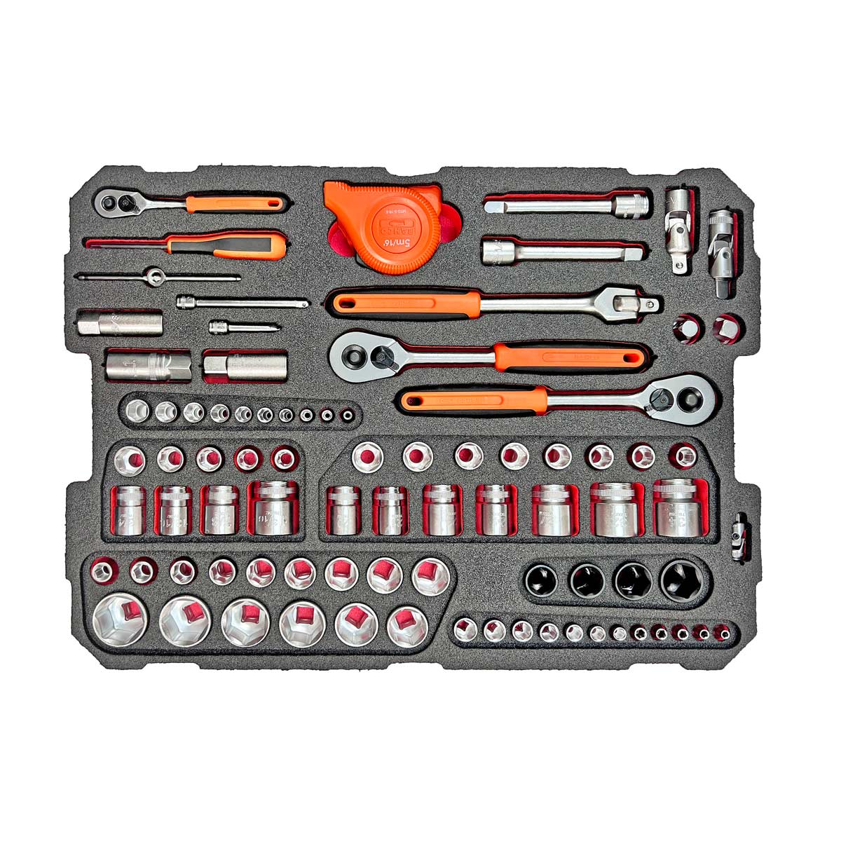 Rbt601St – General Tool Set With Spare Foam – Metric And Imperial (Sae / Standard) Kit – Includes 218 Tools 2 Rbt601st – general tool set with spare foam – metric and imperial (sae / standard) kit – includes 218 tools - image 2