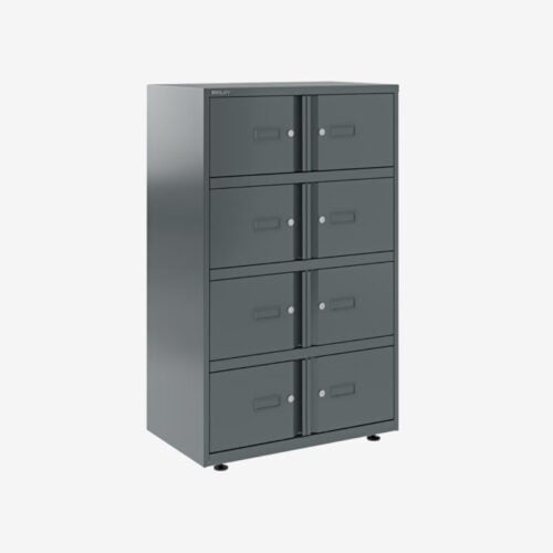 Bisley Essentials Lodge – 8 Door Locker Bank – 800W x 1300H