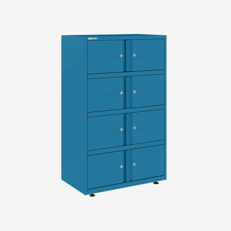 Bisley essentials lodge – 8 door locker bank – 800w x 1300h - image 3