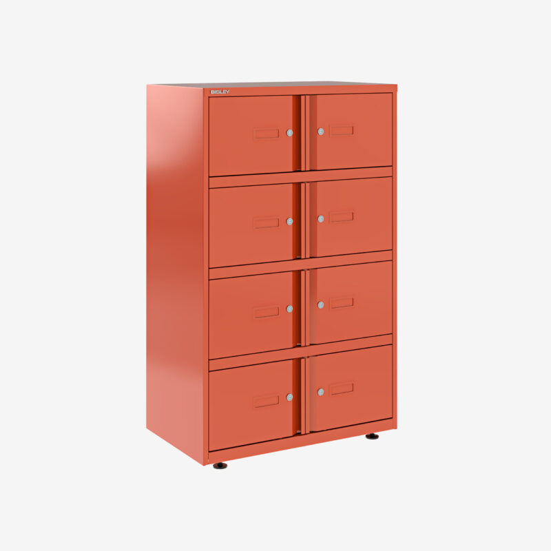 Bisley essentials lodge – 8 door locker bank – 800w x 1300h - image 4