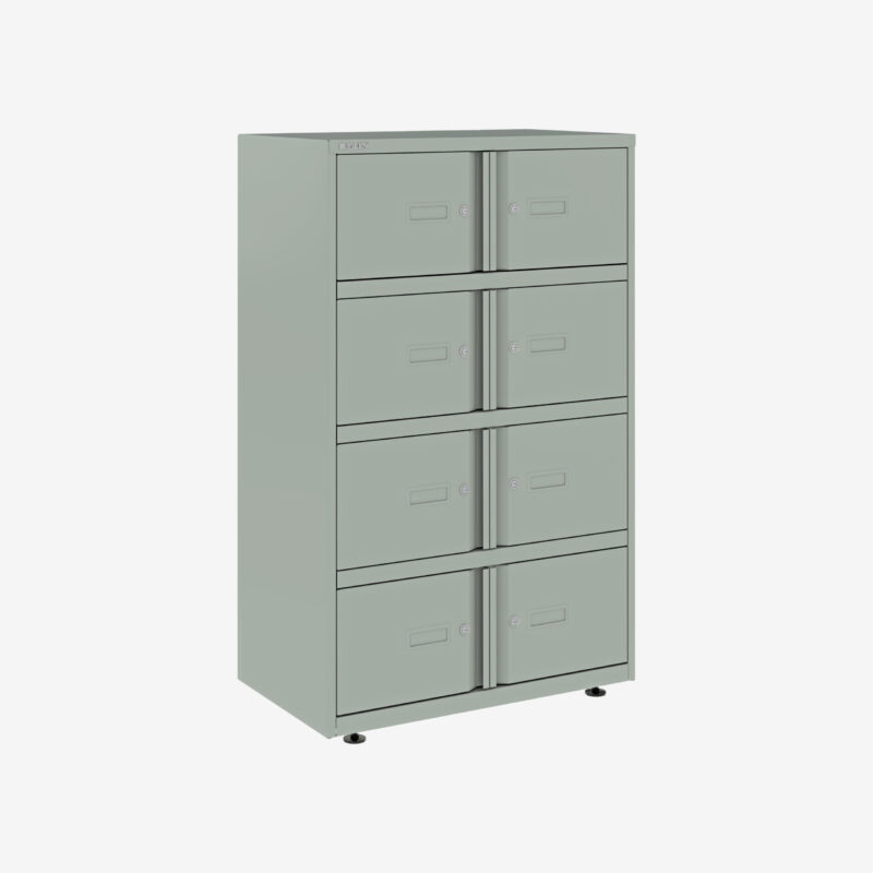 Bisley essentials lodge – 8 door locker bank – 800w x 1300h - image 5