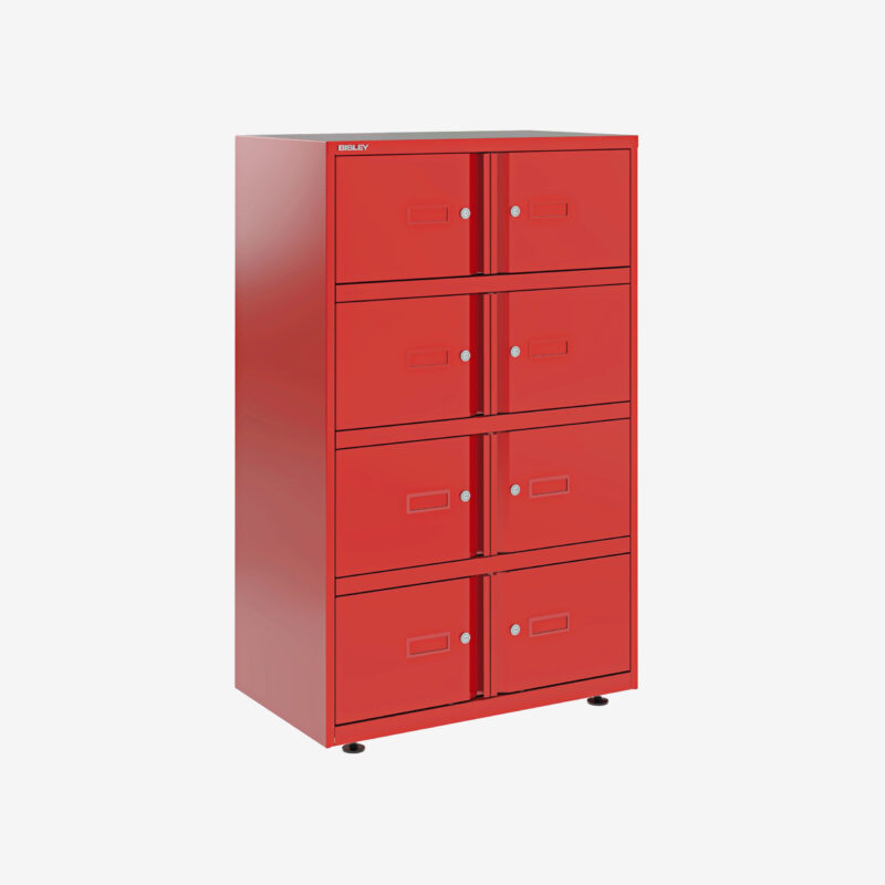 Bisley essentials lodge – 8 door locker bank – 800w x 1300h - image 7