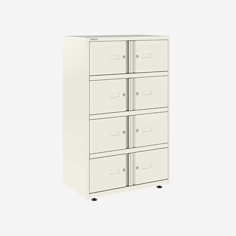 Bisley essentials lodge – 8 door locker bank – 800w x 1300h - image 8
