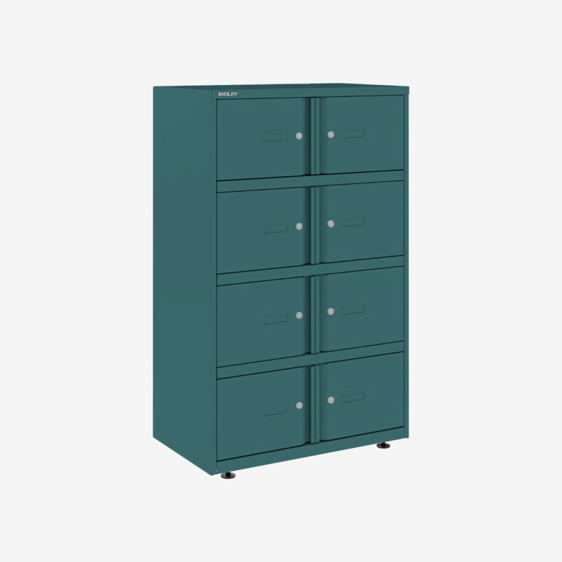 Bisley essentials lodge – 8 door locker bank – 800w x 1300h - image 9