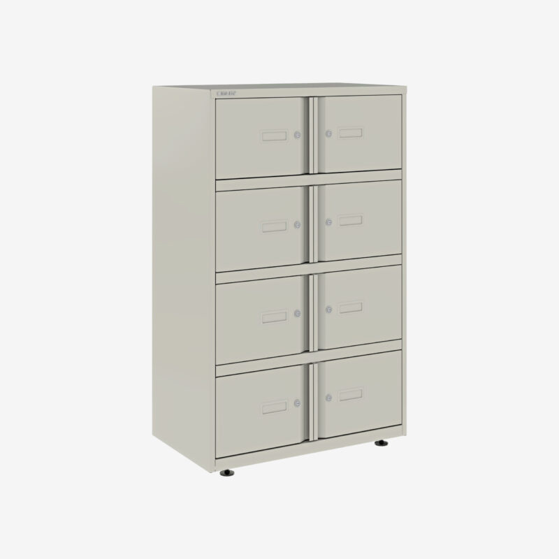 Bisley essentials lodge – 8 door locker bank – 800w x 1300h - image 11