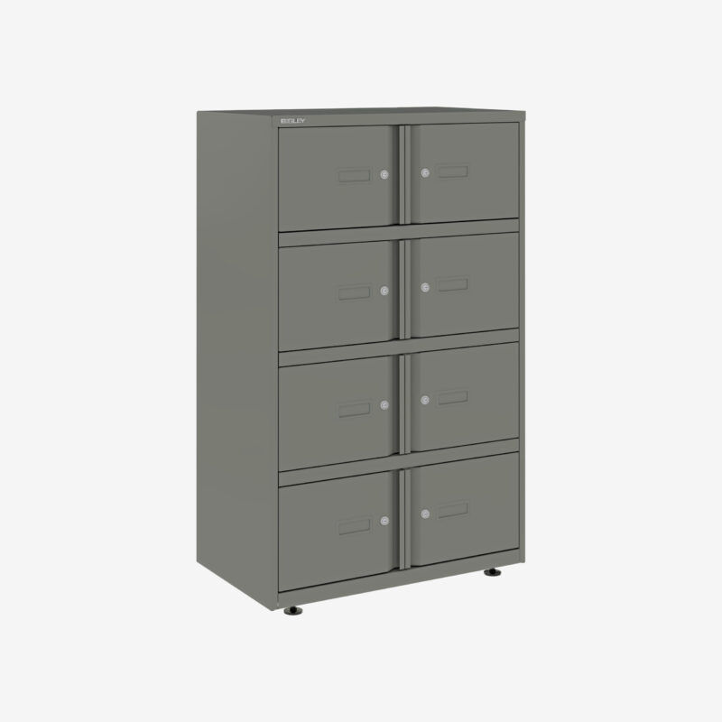 Bisley essentials lodge – 8 door locker bank – 800w x 1300h - image 13
